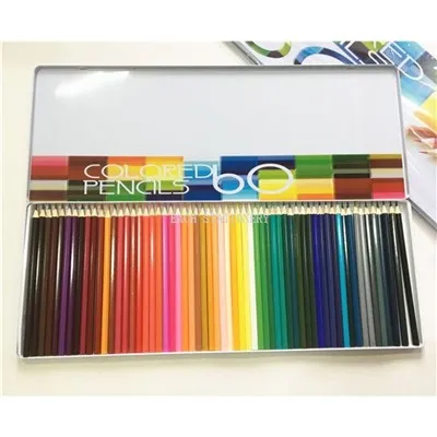 プロフェッショナルブリキボックス60色鉛筆セット
